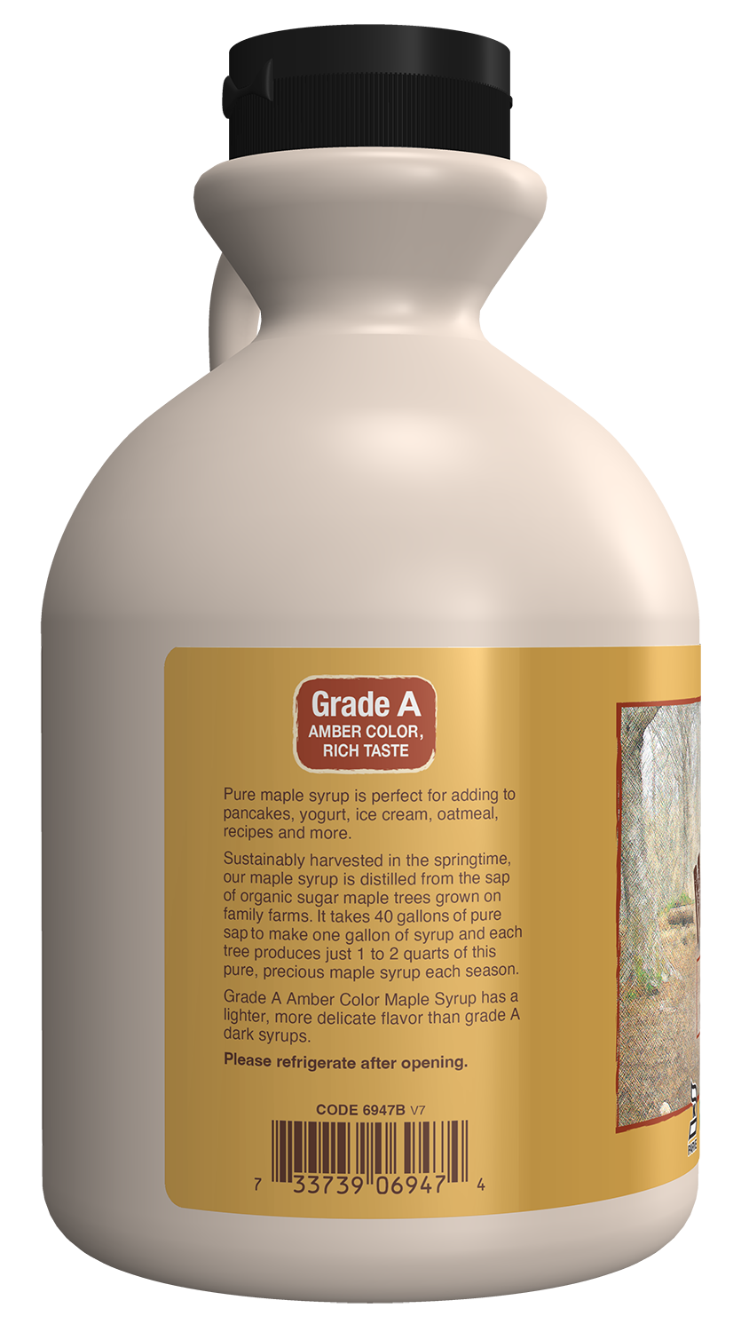 NOW Foods, Certified Organic Maple Syrup, Grade A Amber Color, 32 fl. oz