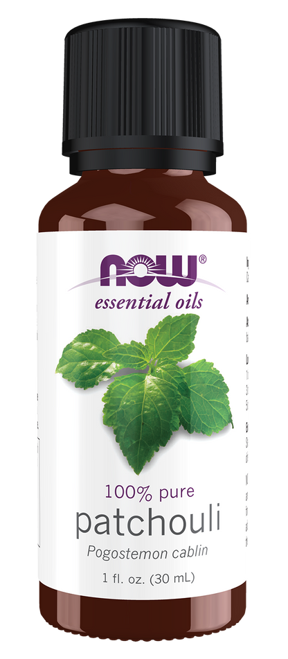 NOW Essential Oils, Patchouli Oil, Steam Distilled, Undiluted, 1 fl. oz