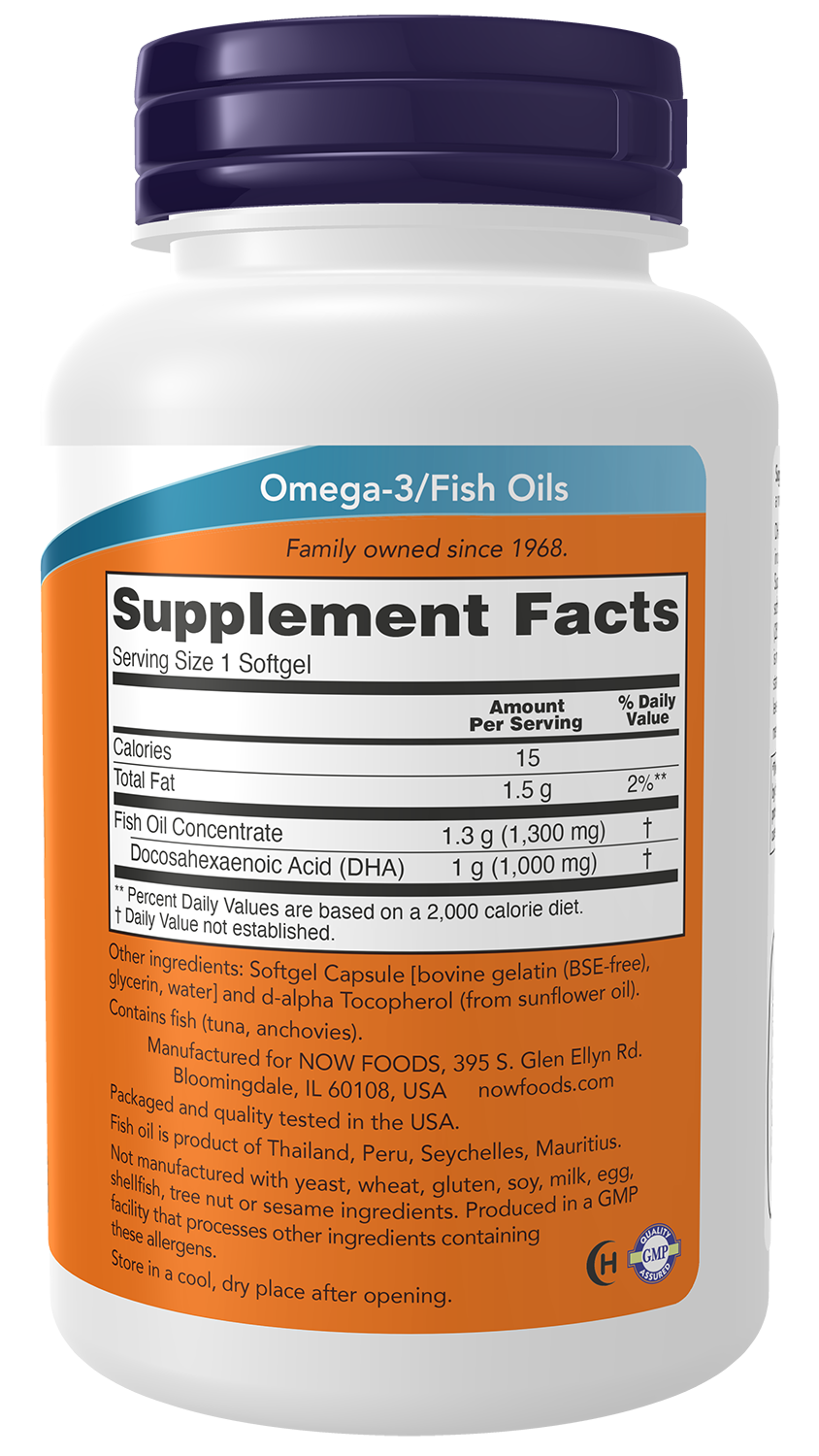 NOW Supplements, DHA-1,000, Extra Strength, Brain Support*, 90 Softgels