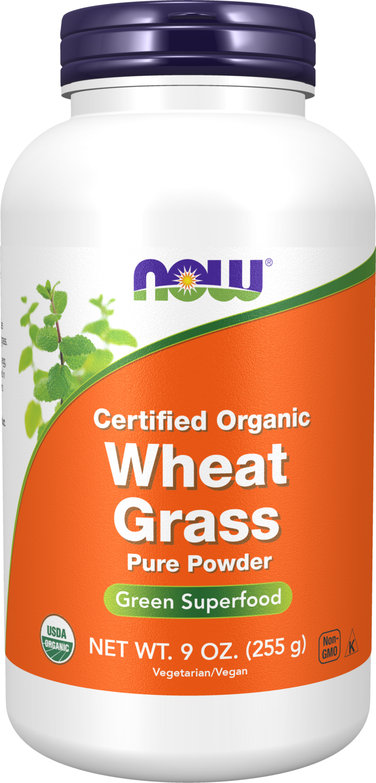 NOW Supplements, Organic Wheat Grass Powder, Green Superfood, 9 oz