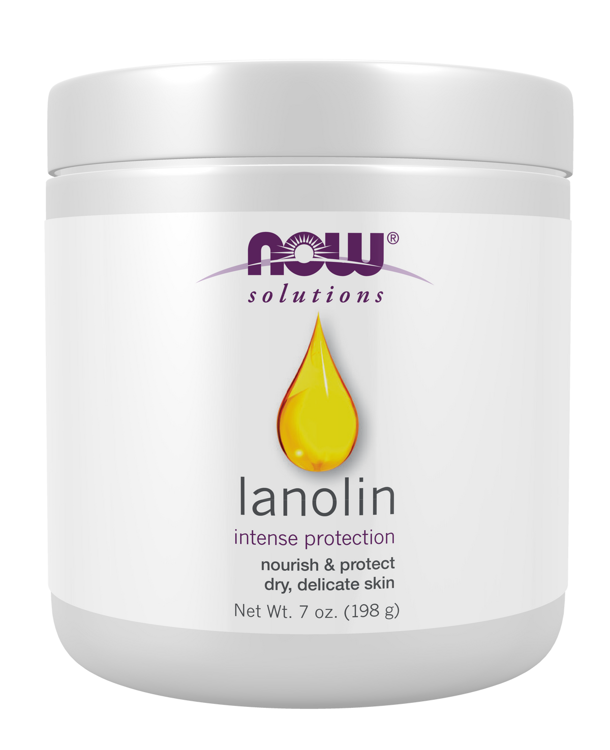 NOW Solutions, Lanolin, For Rough Dry Skin, 7 oz