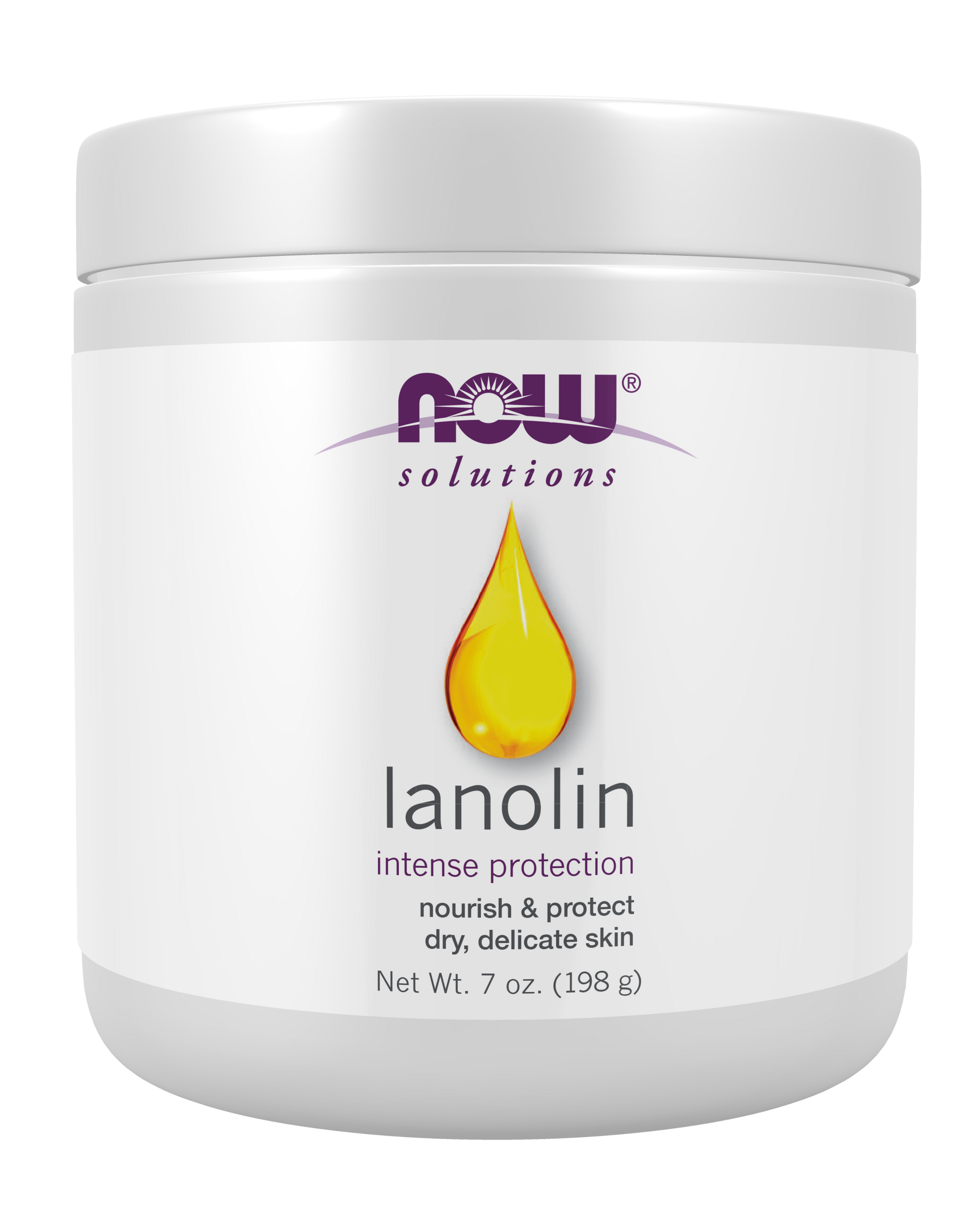 NOW Solutions, Lanolin, For Rough Dry Skin, 7 oz
