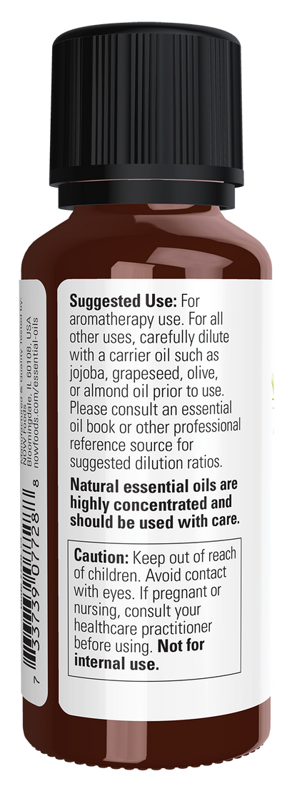 NOW Essential Oils, Lavender & Tea Tree Oil Blend, Steam Distill, 1 fl. oz
