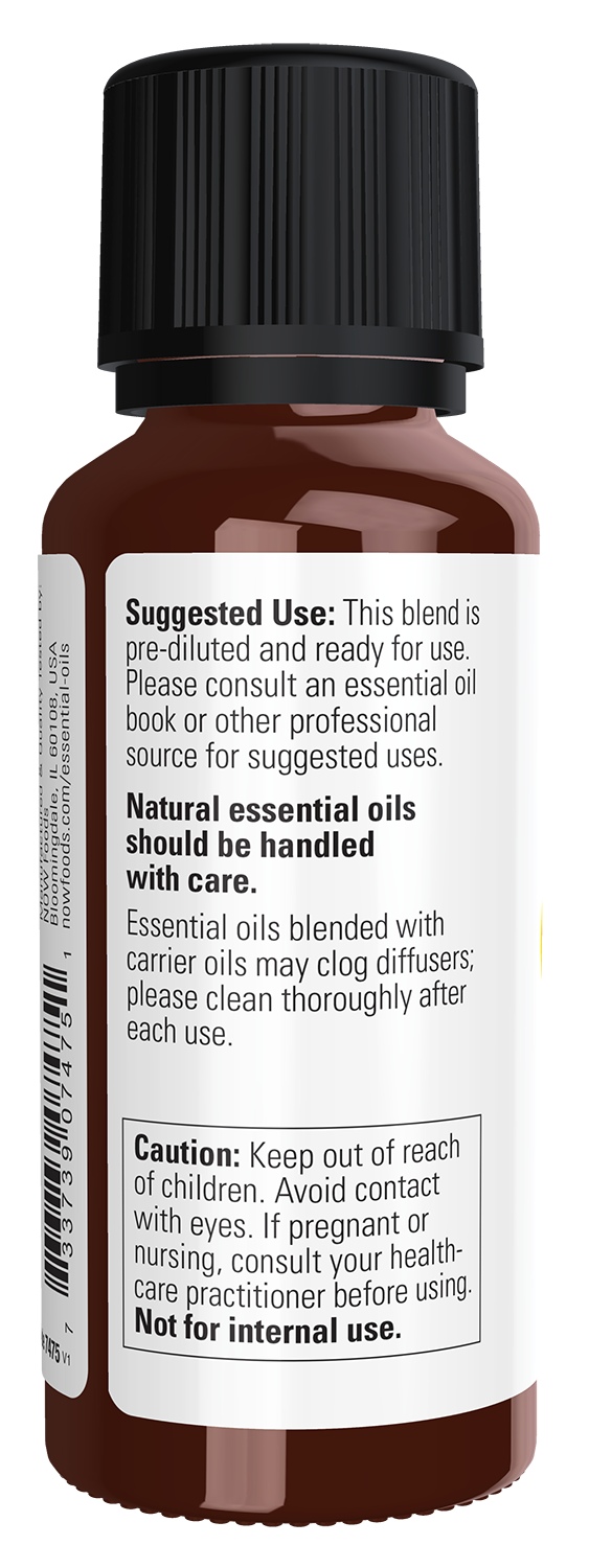 NOW Essential Oils, Blue Tansy Oil Blend with Jojoba, 1 fl. oz