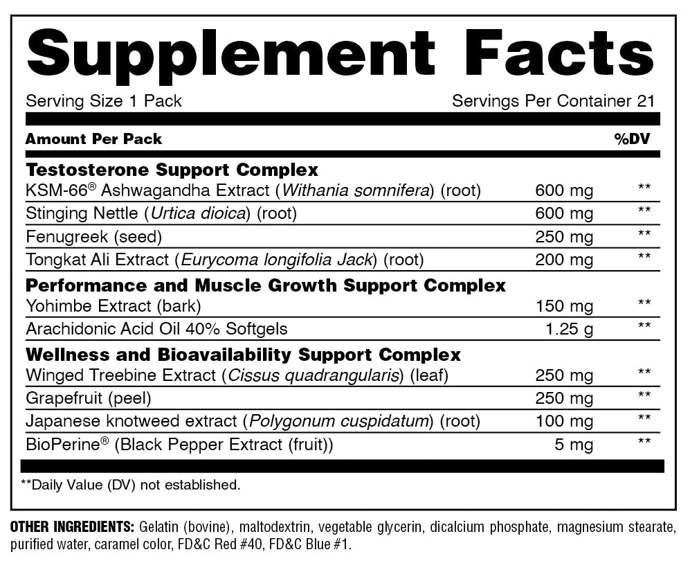 Universal Nutrition Animal Test 21 Packs