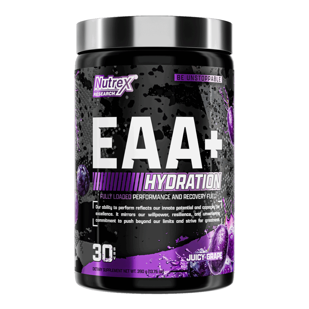 Nutrex Research EAA+ Hydration Juicy Grape 30 Servings