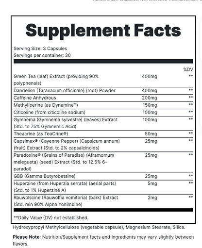 Redcon1 C-Burn Fat Burner