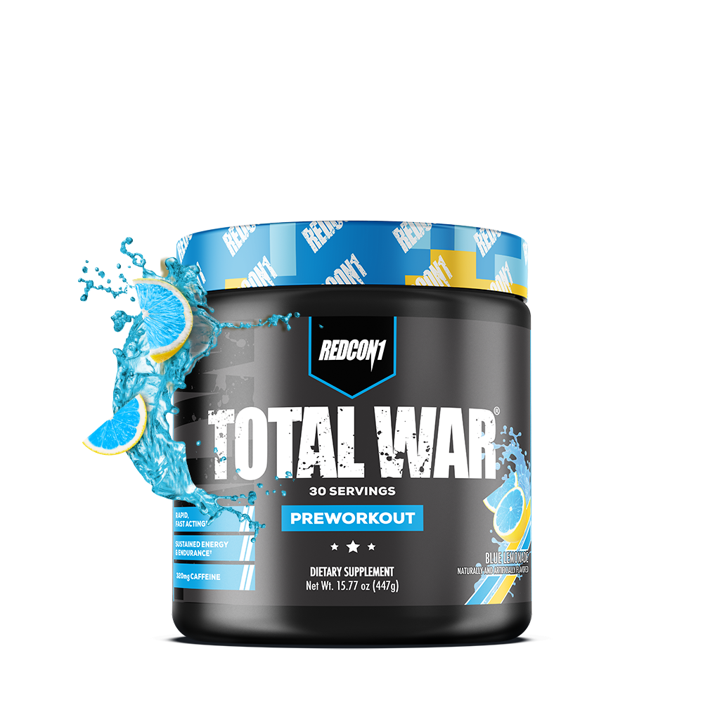 Redcon1 Total War Pre Workout - 30 Servings - Blueberry Lemonade