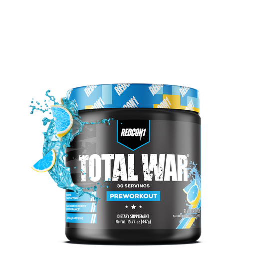 Redcon1 Total War Pre Workout - 30 Servings - Blueberry Lemonade