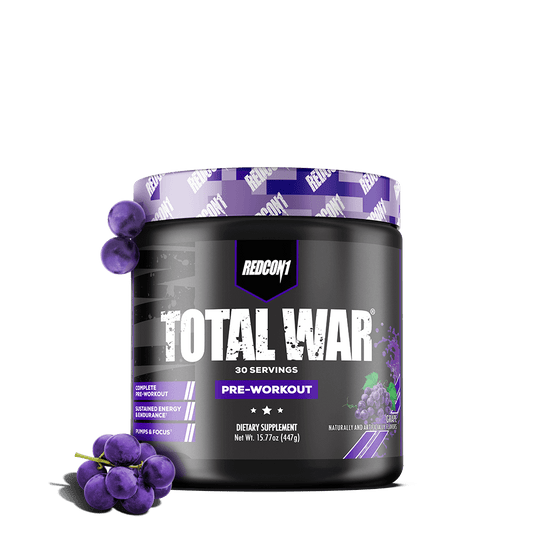 Redcon1 Total War Pre Workout - 30 Servings - Grape