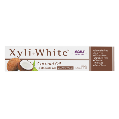 NOW Solutions, Xyliwhite™ Toothpaste Gel, Coconut Oil, 6.4 oz