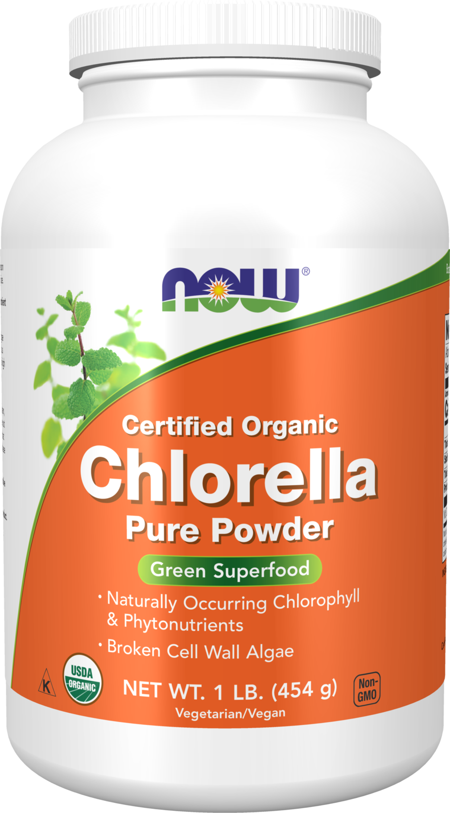 NOW Supplements, Organic Chlorella Powder, 1 lb