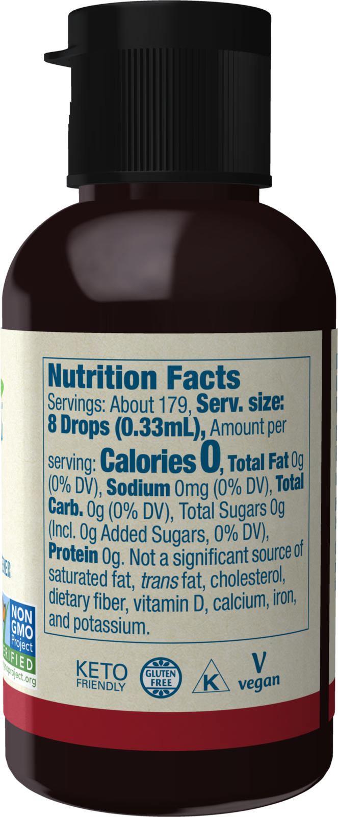 NOW BetterStevia® Maple Zero-Calorie Liquid Sweetener, 2 fl. oz.