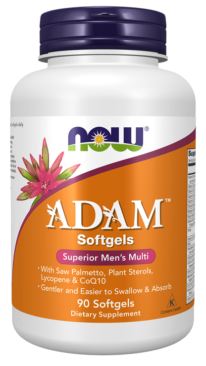 NOW Supplements, ADAM™ Men's Multivitamin, 90 Softgels