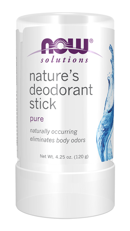 NOW Solutions, Nature's Deodorant Stick, Deodorant Stone, 4.25 oz