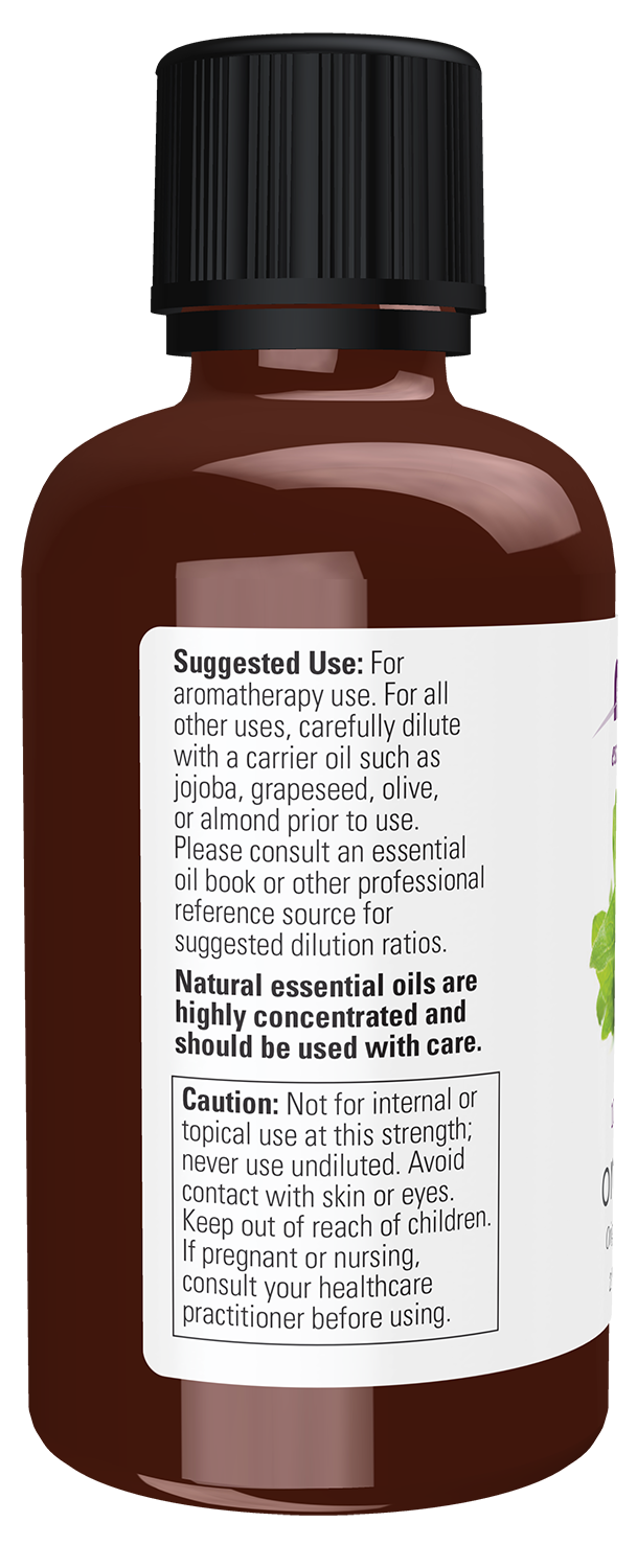 NOW Essential Oils, Oregano Oil, Steam Distilled, Undiluted, 2 fl. oz
