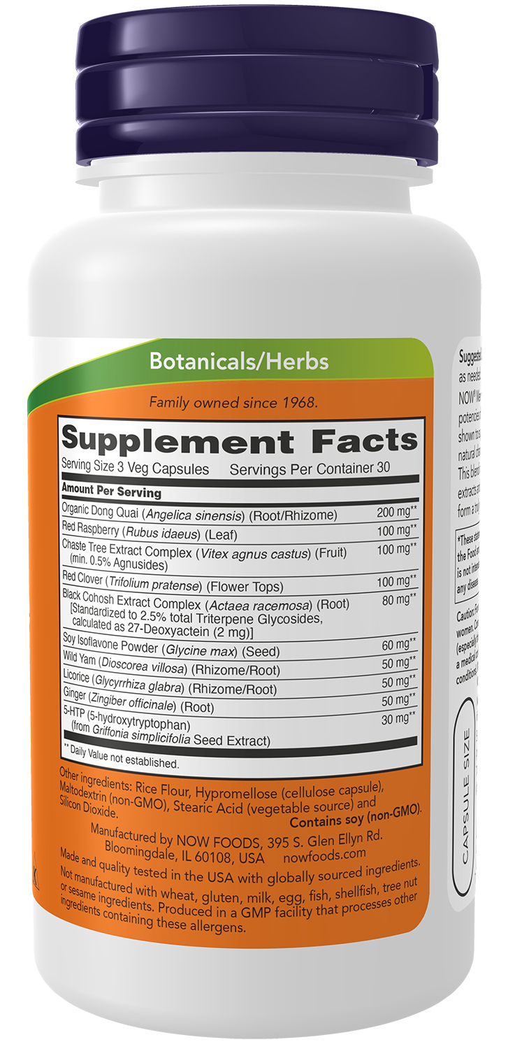 NOW Supplements, Menopause Support, 90 Veg Caps