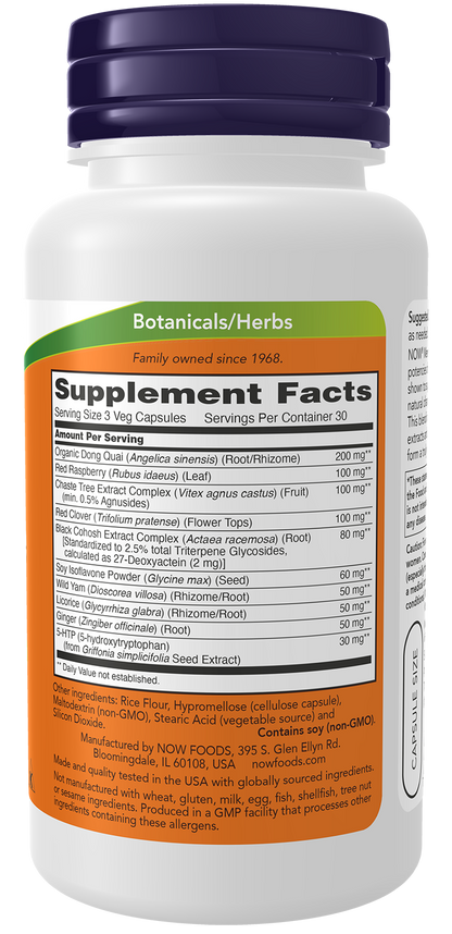 NOW Supplements, Menopause Support, 90 Veg Caps