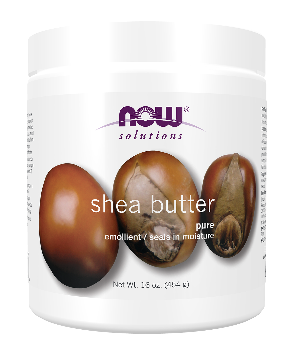 NOW Solutions, Shea Butter, Skin Emollient, Seals in Moisture, 16 oz