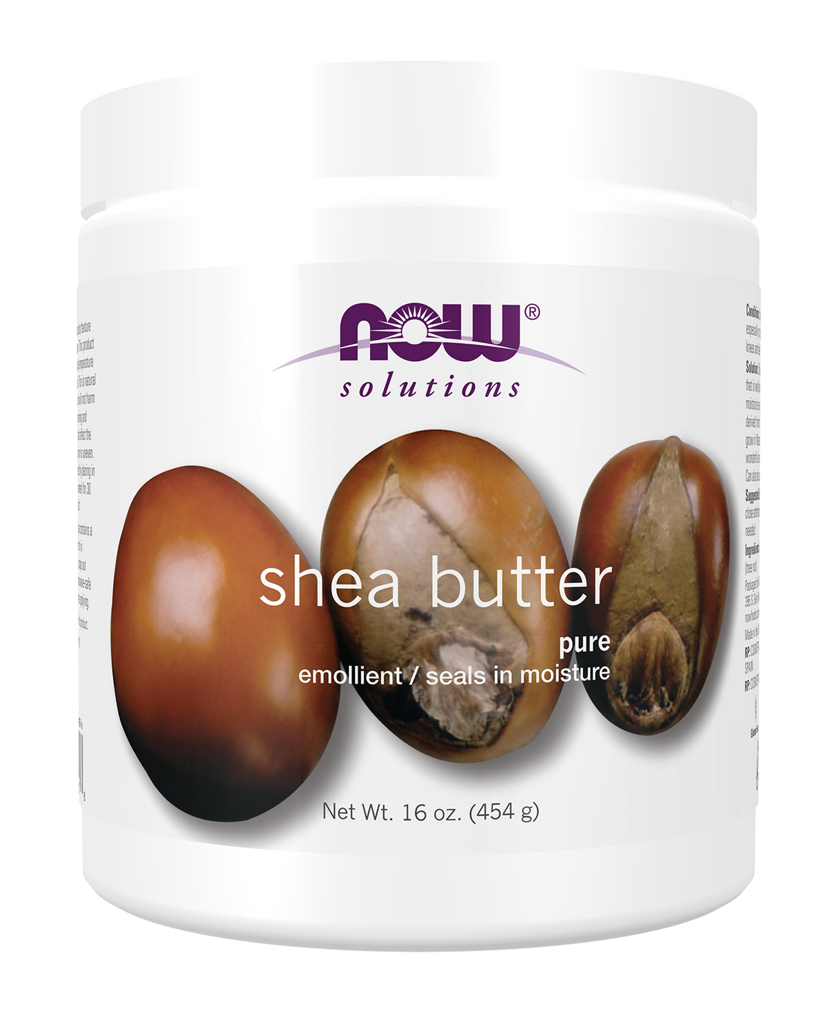 NOW Solutions, Shea Butter, Skin Emollient, Seals in Moisture, 16 oz