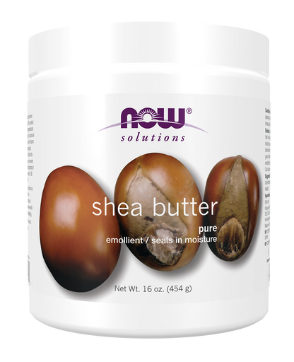 NOW Solutions, Shea Butter, Skin Emollient, Seals in Moisture, 16 oz