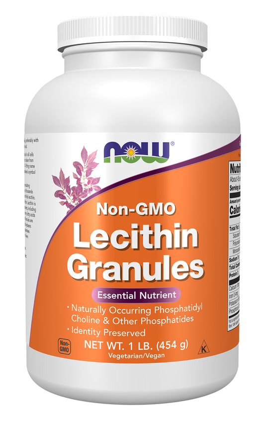 NOW Supplements, Lecithin Granules, Phosphatidyl Choline, 1-lb