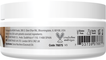 NOW Solutions, Coconut Oil, Conditioning Moisturizer, Travel Size, 3 fl. oz