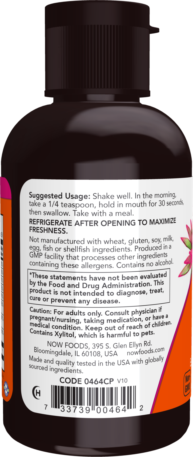NOW Supplements, Vitamin B-12 Complex Liquid, Energy Production*, 2 oz