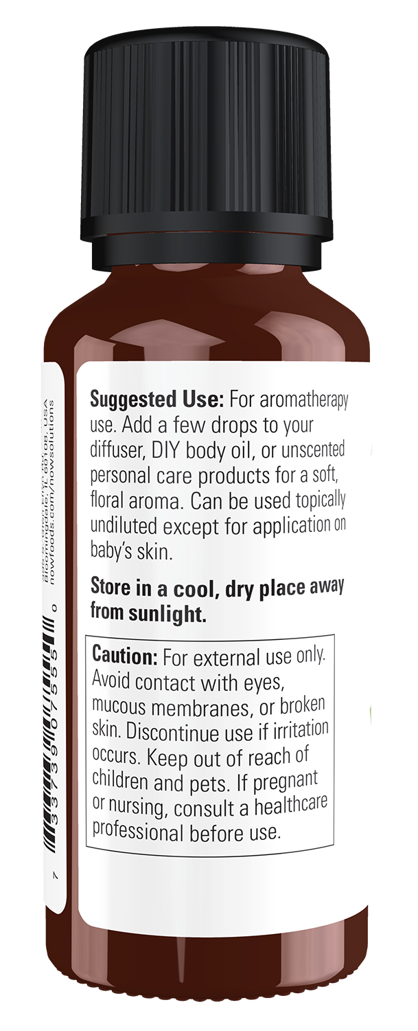 NOW Solutions, Jasmine Fragrance, Romantic Floral Scent, 1 fl. oz