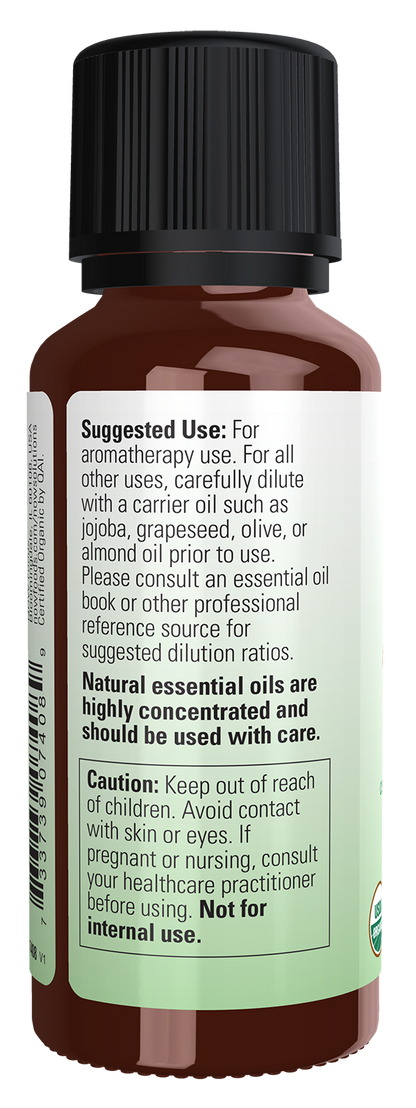 NOW Essential Oils, Organic Clove Oil, Steam Distilled, Undiluted, 1 fl. oz