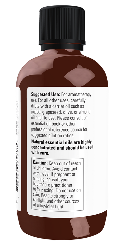 NOW Essential Oils, Grapefruit Oil, Cold Pressed, Undiluted, 4 fl. oz