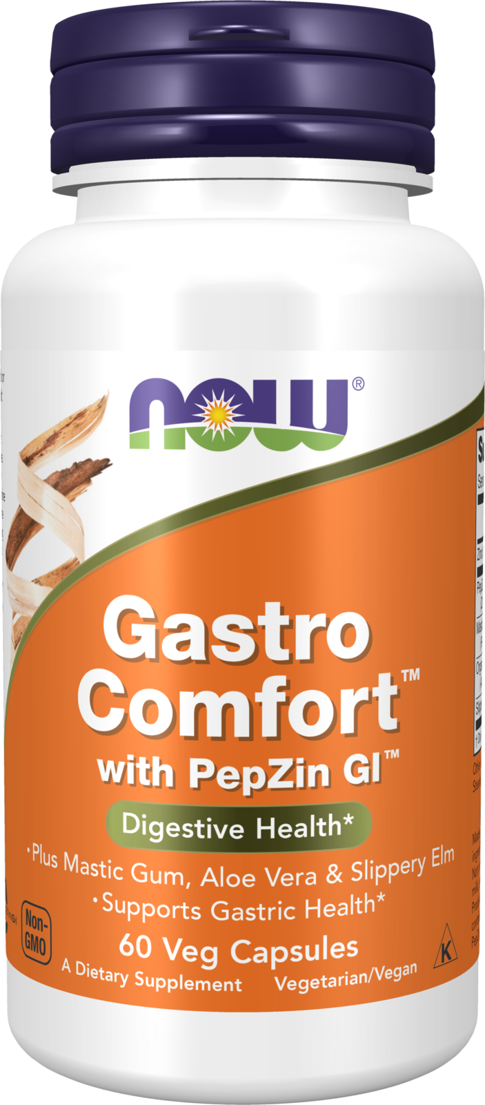 NOW Supplements, Gastro Comfort,  with Mastic Gum, Aloe Vera, 60 Veg Caps
