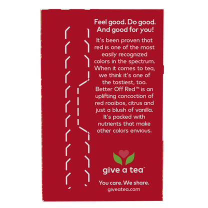 NOW Foods, Give a Tea® , Better off Red™, Rooibos Tea, 24 bags