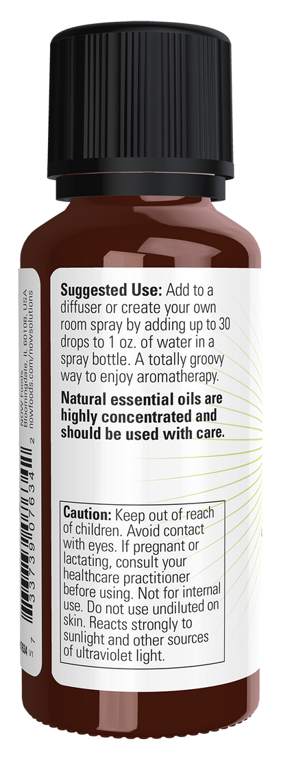 NOW Essential Oils, Peace, Love and Flowers, Sweet Floral Blend, 1 fl. oz