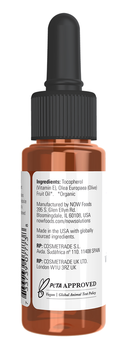 NOW Solutions, E-Oil 23,000 IU, Skin Rejuvenation & Moisturizer, 1 fl. oz