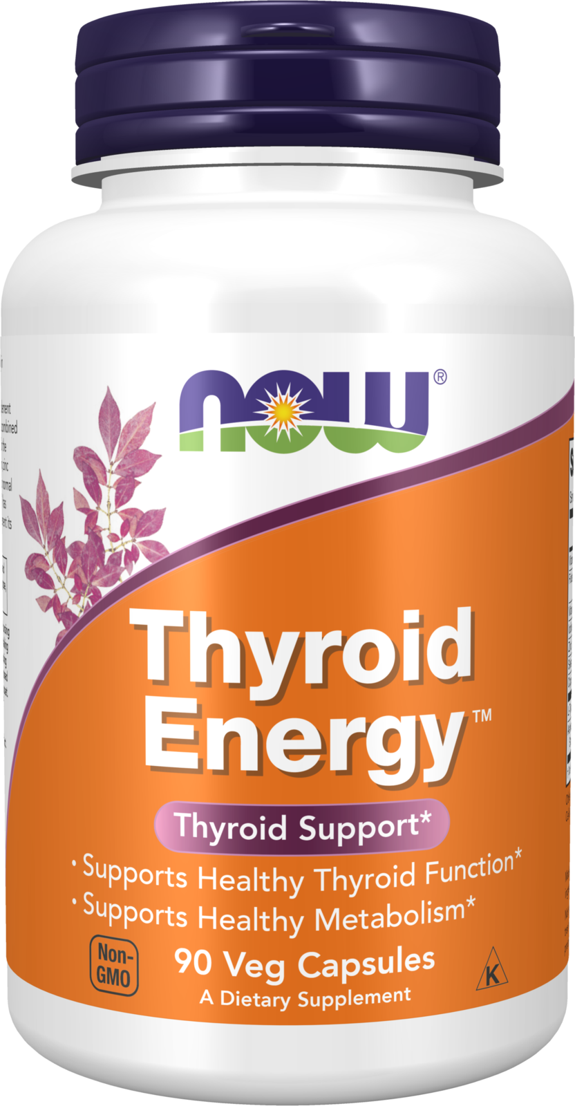 NOW Supplements, Thyroid Energy™, Iodine and Tyrosine, 90 Veg Caps