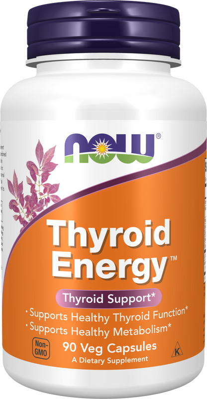 NOW Supplements, Thyroid Energy™, Iodine and Tyrosine, 90 Veg Caps