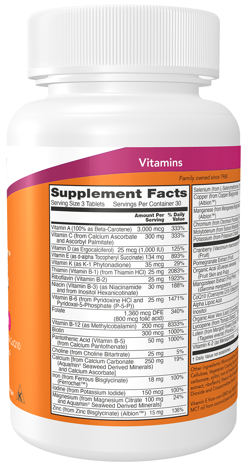 NOW Supplements, Eve™ Women's Multivitamin, 90 Tabs