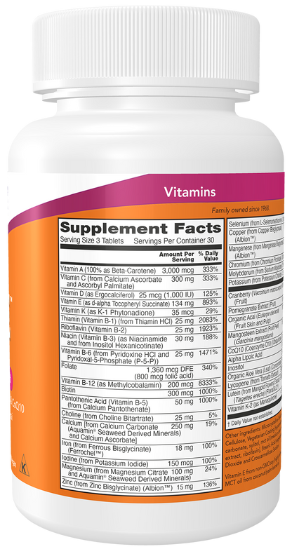 NOW Supplements, Eve™ Women's Multivitamin, 90 Tabs
