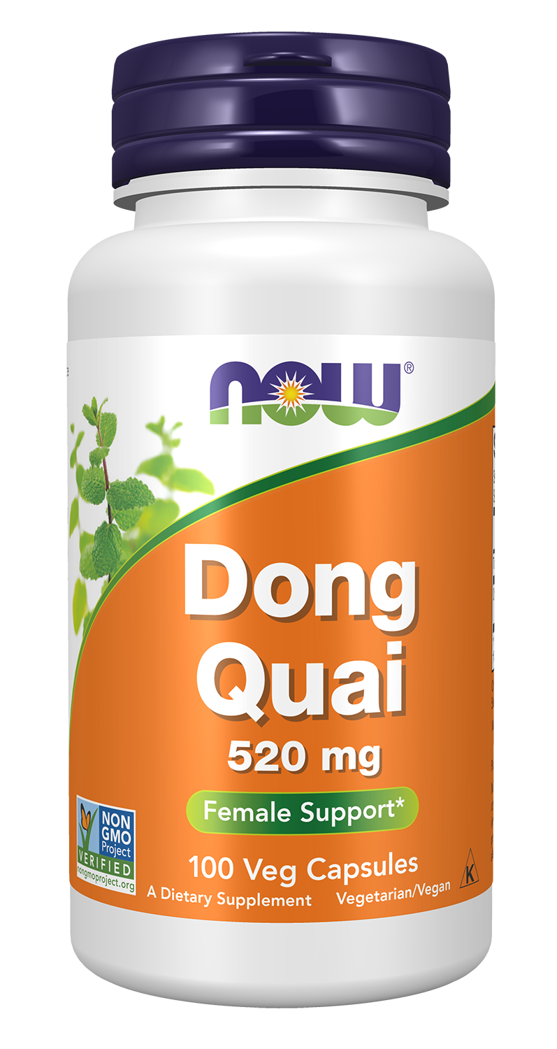 NOW Supplements, Dong Quai 520 mg, Female Support*, 100 Veg Caps