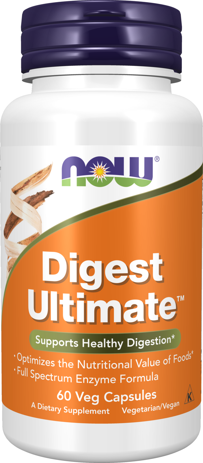 NOW Supplements, Digest Ultimate™ with Full Spectrum Enzymes, 60 Veg Caps