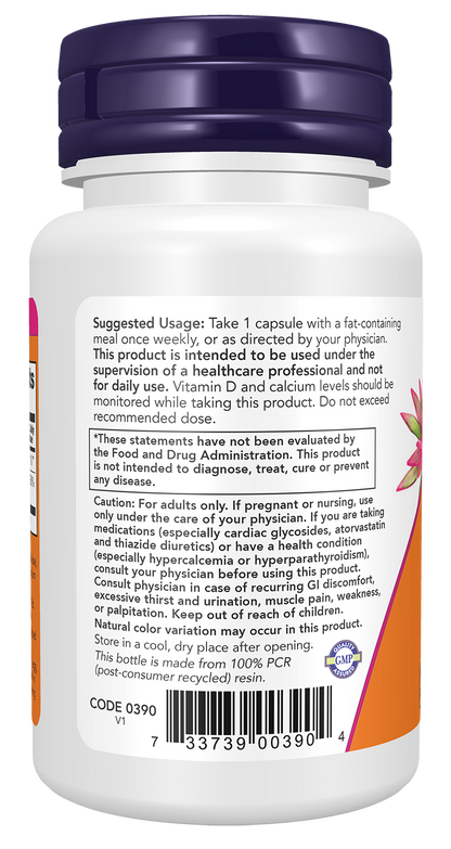 Now Foods, Vitamin D3, Max Potency, 50,000 Iu, 15 Capsules