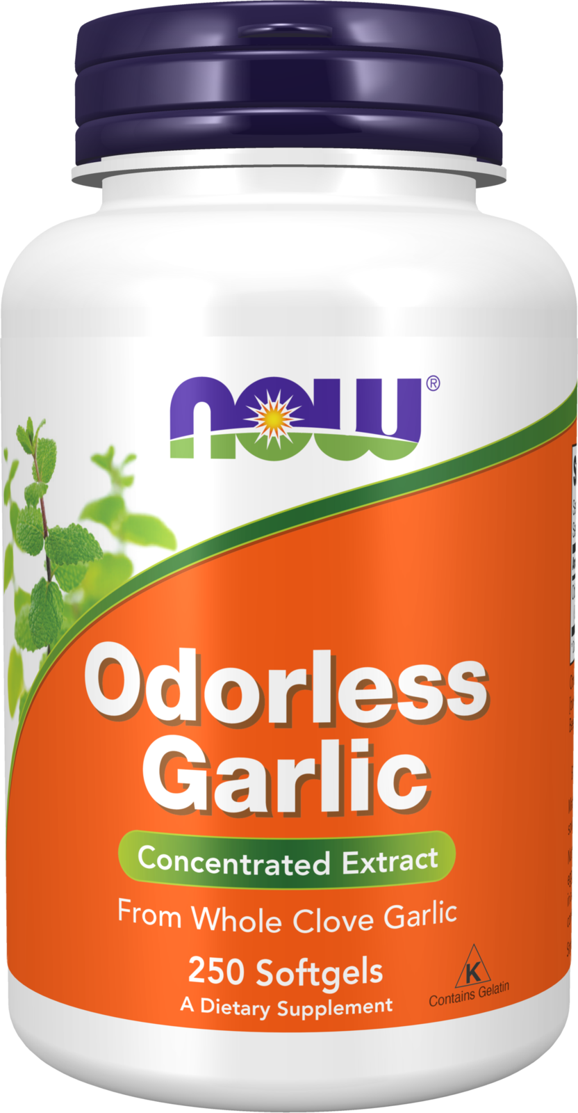 NOW Supplements, Odorless Garlic, Concentrated Extract, 250 Softgels