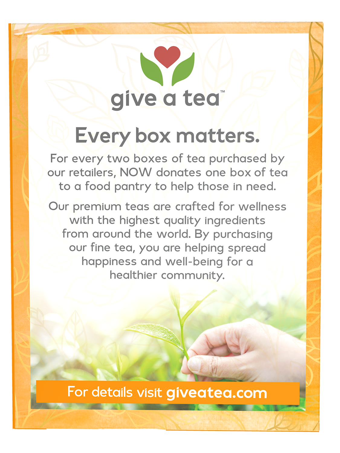 NOW Give a Tea® Organic Turmeric Ginger, Caffeine-Free, 24 bags