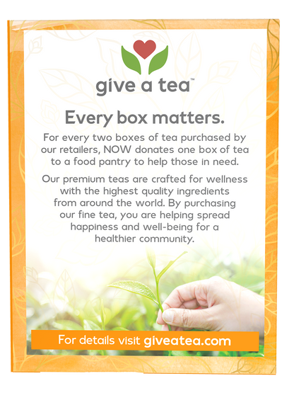 NOW Give a Tea® Organic Turmeric Ginger, Caffeine-Free, 24 bags