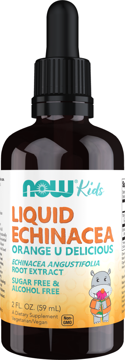NOW Supplements, Kids Liquid Echinacea with Dropper, 2 fl oz