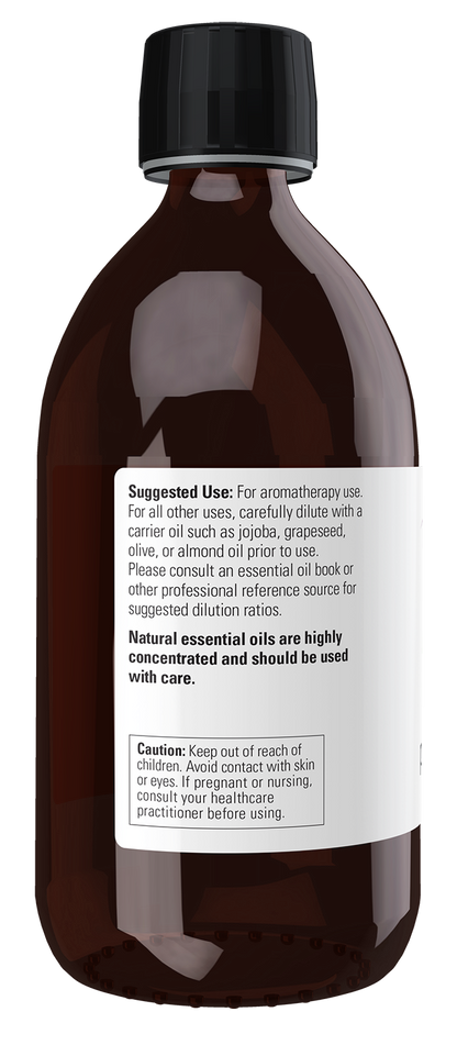NOW Essential Oils, Peppermint Oil, Steam Distilled, Undiluted, 16 fl. oz