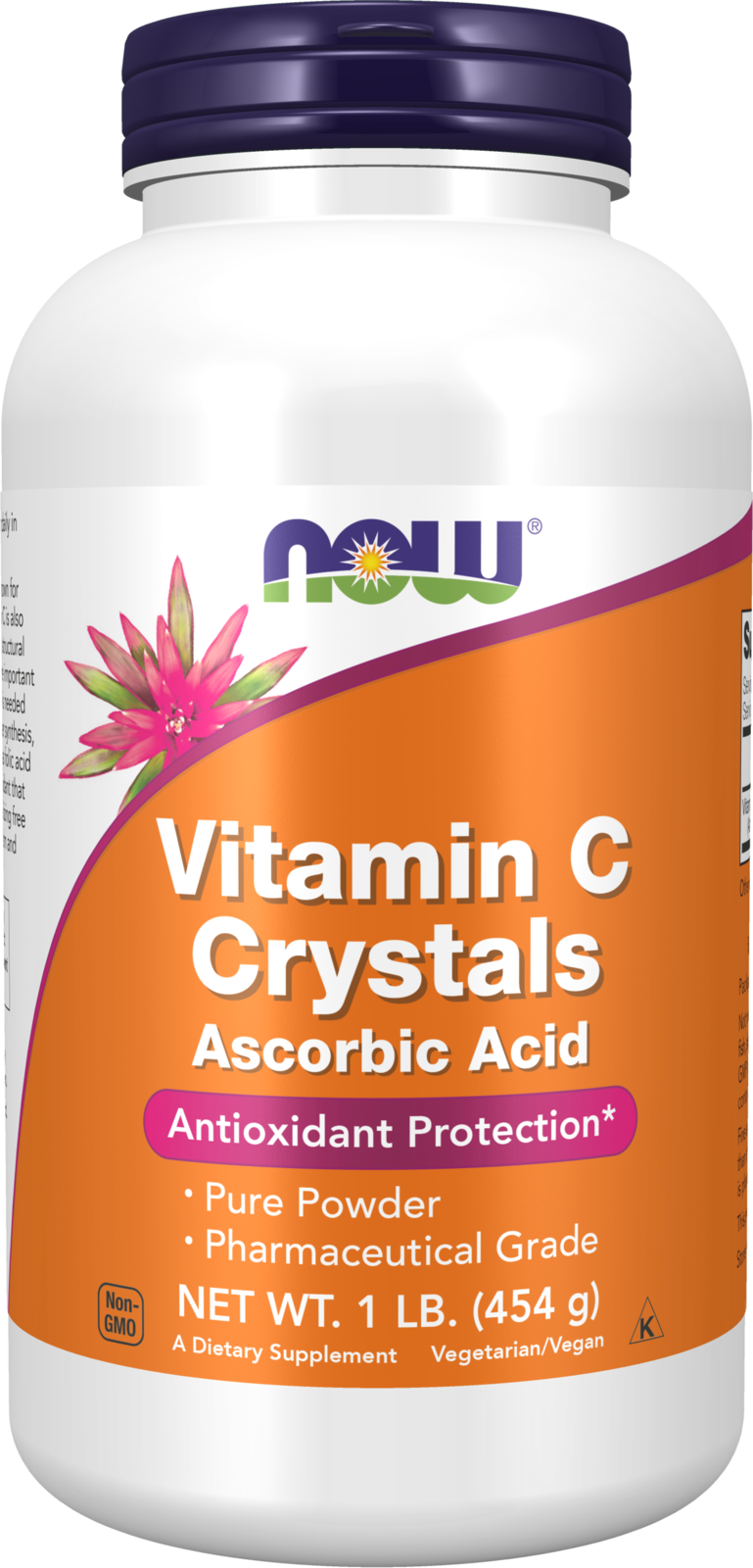 NOW Supplements, Vitamin C Crystals (Ascorbic Acid), 1 lb