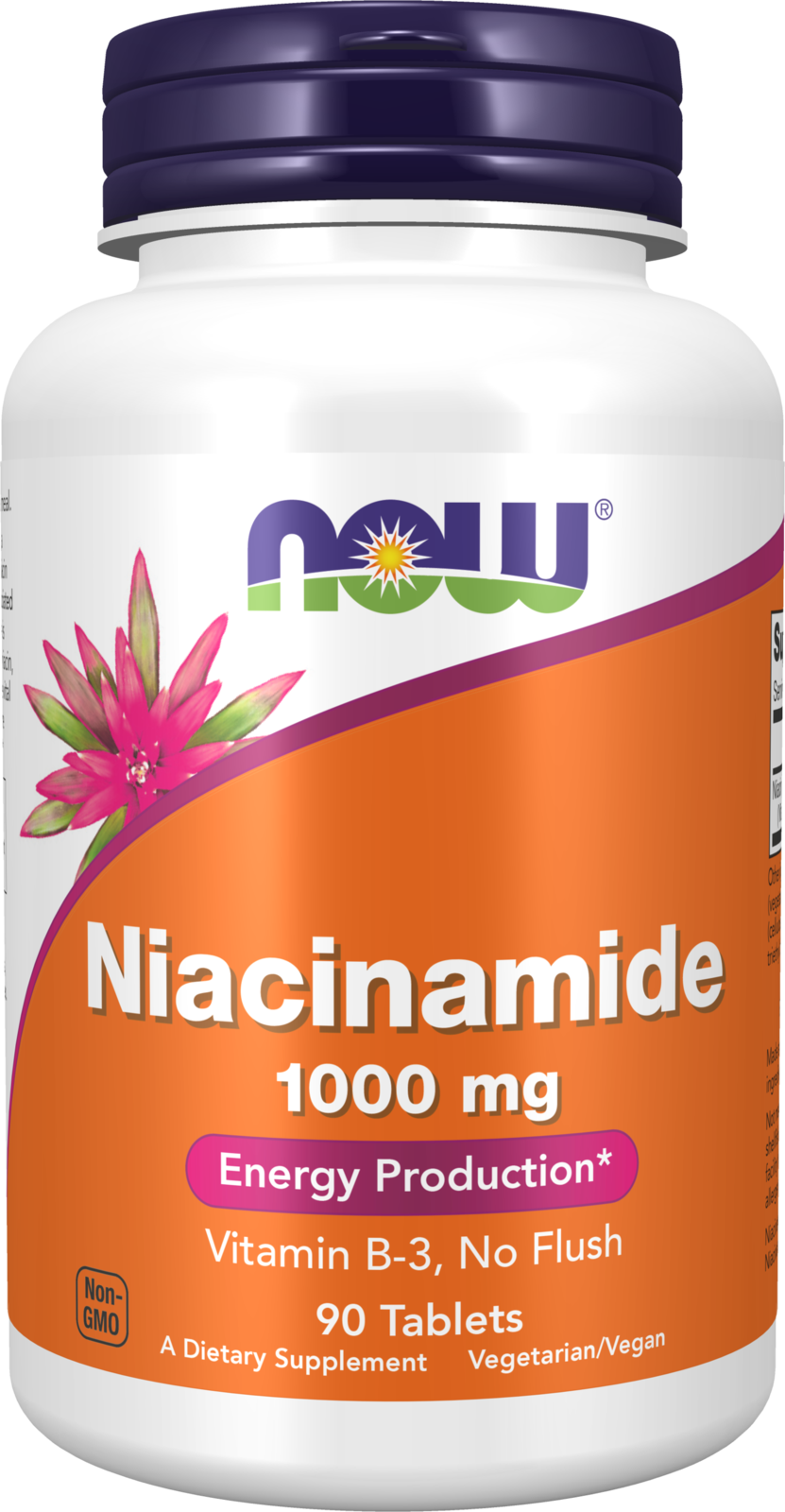 NOW Supplements, Niacinamide (Vitamin B-3) 1000 mg, 90 Tabs