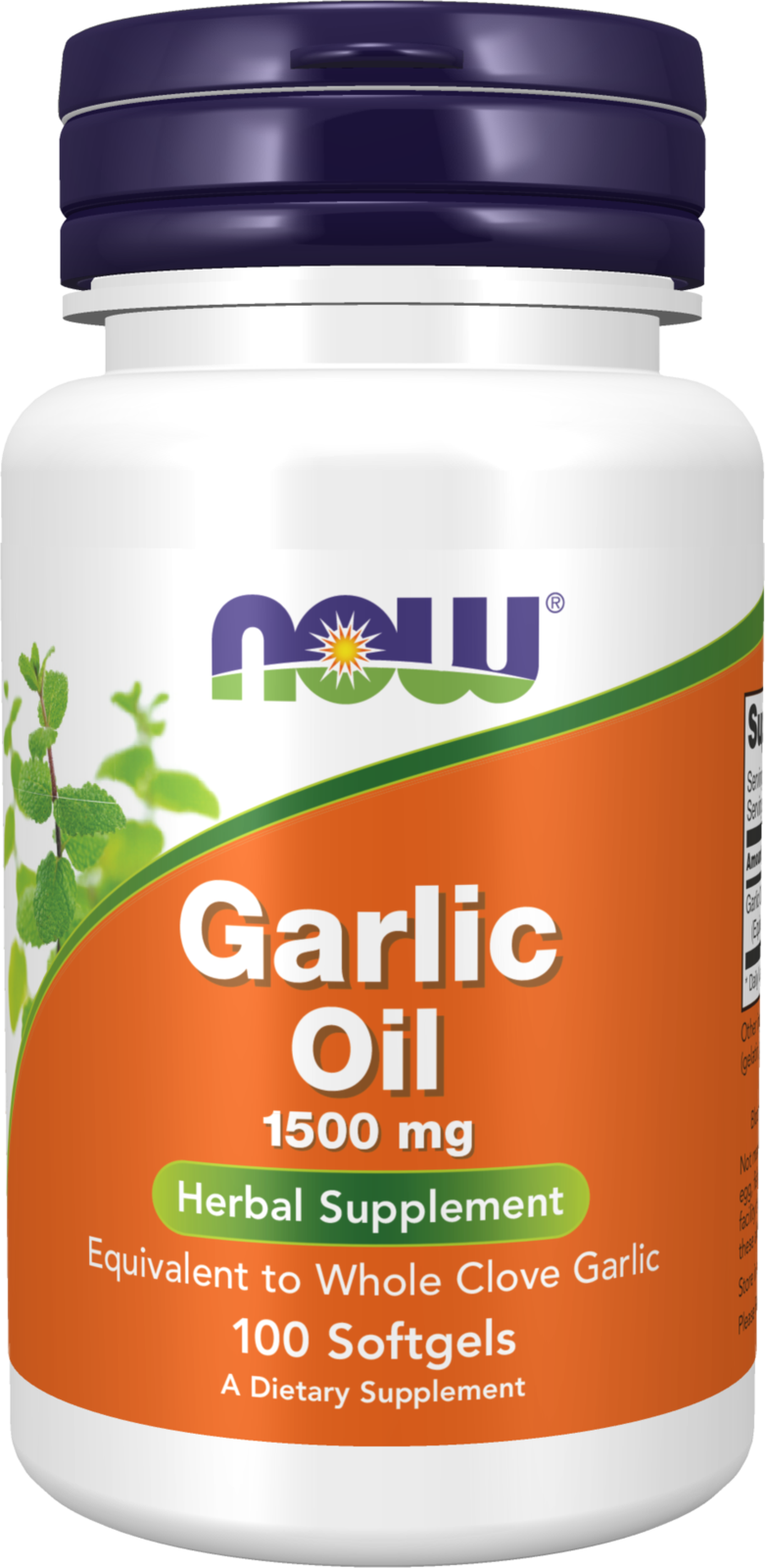 NOW Supplements, Garlic Oil Concentrate, 100 Softgels